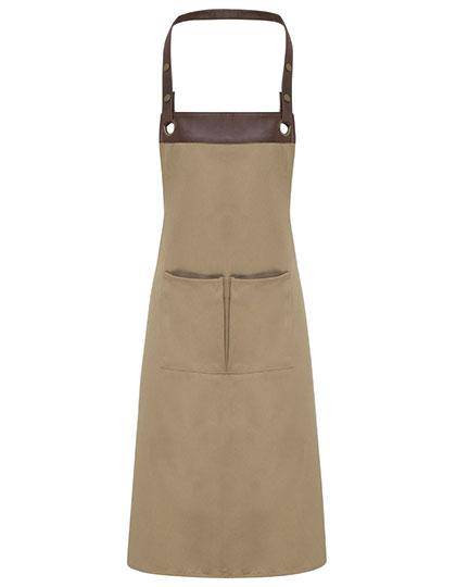 Epic Label Tabliers Pack Lot de 3 Premier Workwear PR123 Espresso Tablier à bavette