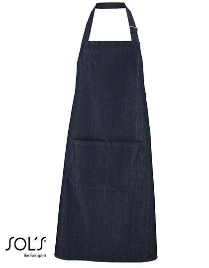 Epic Label Tabliers Sol´S 02104 Tablier Long En Denim Avec Poche