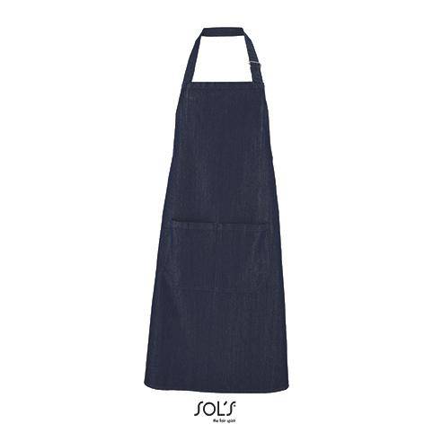 Epic Label Tabliers Sol´S 02104 Tablier Long En Denim Avec Poche