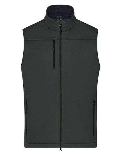 Epic Label Vestes & Bodywarmer James+Nicholson Jn1170 Gilet Softshell Homme Recyclé