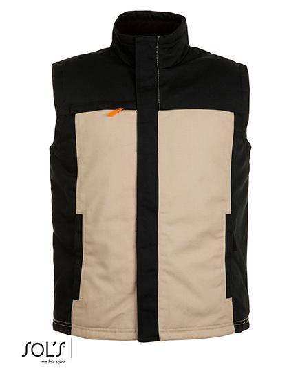 Epic Label Vestes & Bodywarmer Sol´S Prowear 01567 Bodywarmer Bicolore Workwear Homme