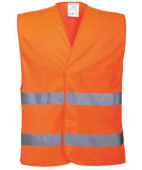 Epic Label Safety Débardeur Portwest Gilet Haute Visibilité À Deux Bandes (C474)