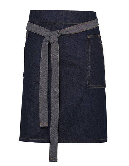 Epic Label Tabliers Premier Workwear Pr135 Division Waxed Look Denim Waist Tablier