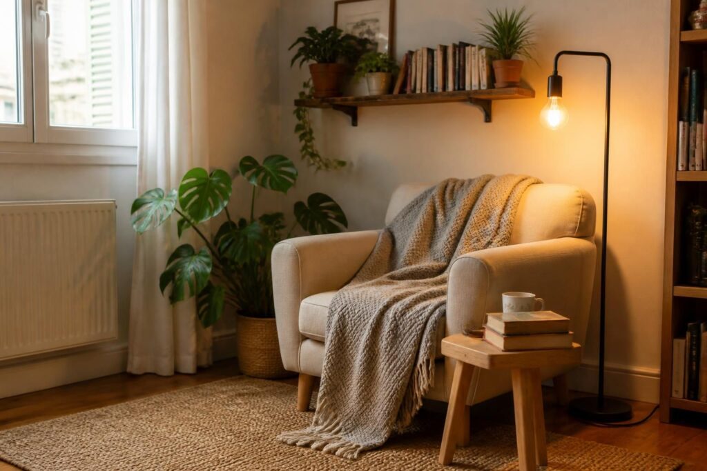 découvrez comment créer un coin lecture cosy et chaleureux chez vous sans dépenser beaucoup. astuces simples et économiques pour un espace confortable et accueillant.