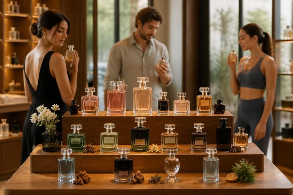 découvrez comment bien choisir votre parfum en fonction des familles olfactives, des intensités et des occasions pour trouver la fragrance idéale qui vous correspond.
