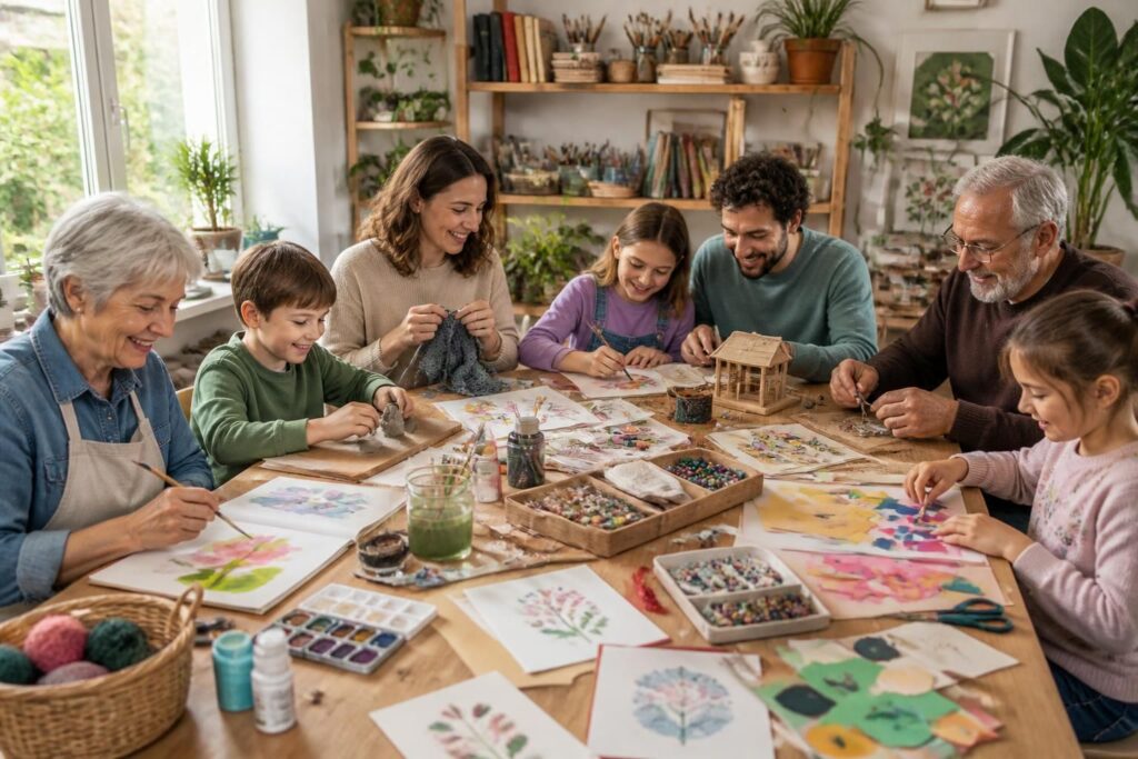 Loisirs créatifs en famille : 20 activités sans écran à essayer