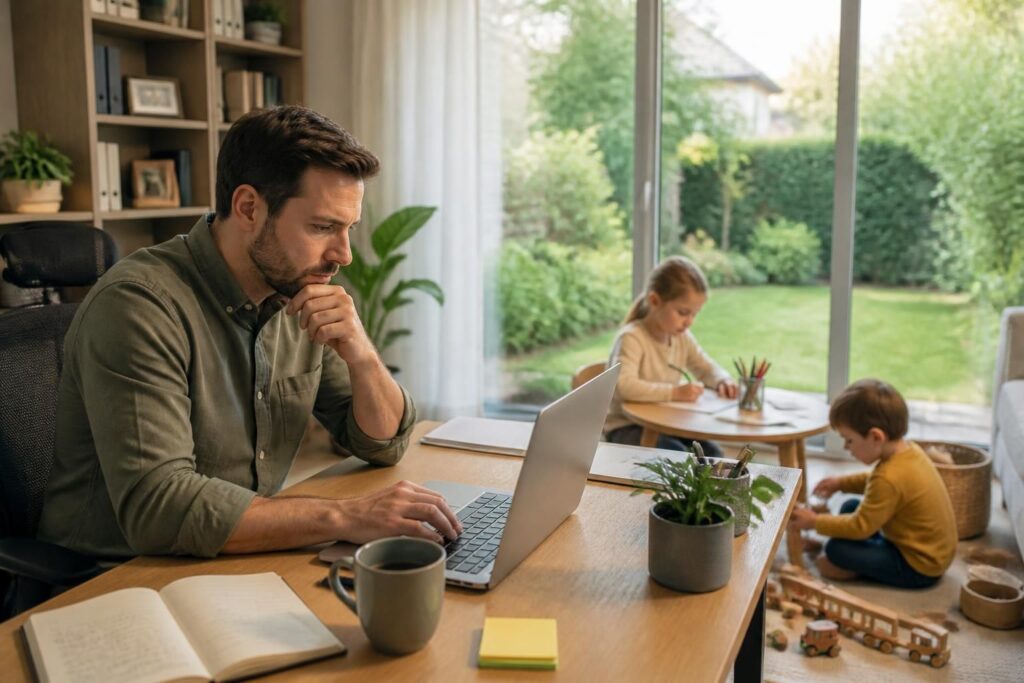Organiser ses journées en télétravail avec des enfants à la maison