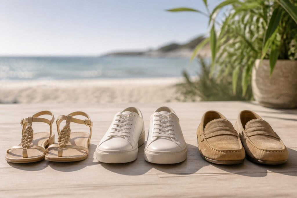 découvrez comment choisir les chaussures d'été parfaites parmi sandales, baskets et mocassins pour allier confort et style durant la saison chaude.