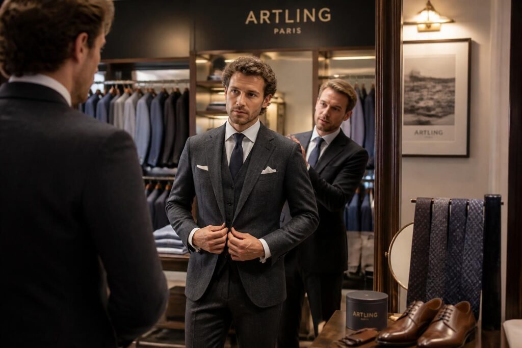 découvrez nos conseils pour choisir et acheter le costume homme idéal à paris, alliant style, qualité et adaptation à votre silhouette pour une réussite assurée.