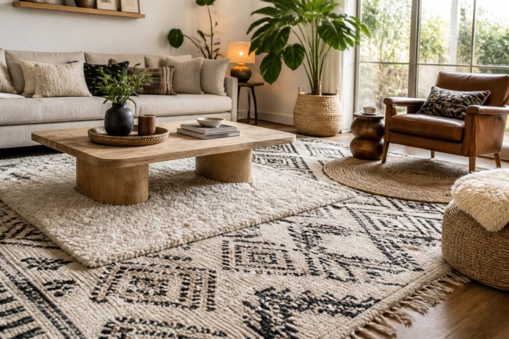 découvrez notre guide complet pour choisir le tapis idéal : matières, tailles et ambiances pour sublimer votre intérieur.