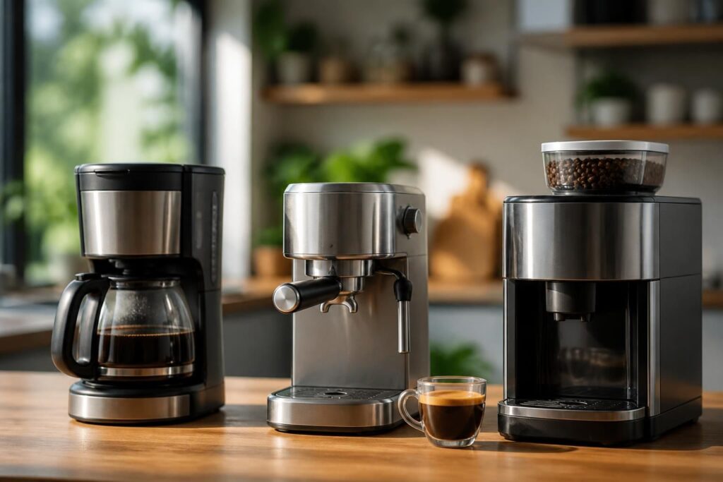 Choisir sa cafetière : filtre, expresso, à grains — comparatif