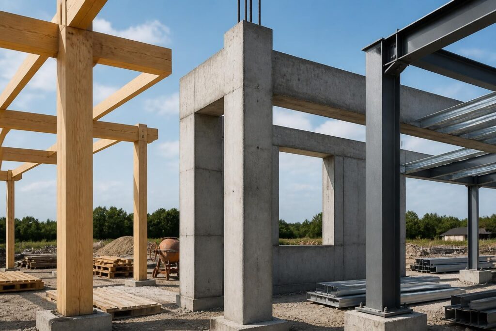 découvrez comment choisir entre poteaux poutres en bois, béton ou acier pour optimiser vos constructions selon vos besoins en solidité, esthétique et budget.