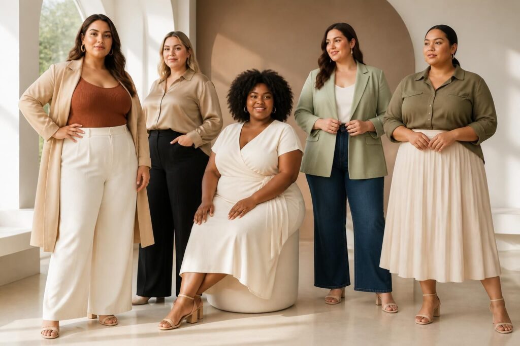découvrez notre sélection de vêtements grandes tailles avec des marques qui proposent de vraies coupes adaptées pour un confort et un style optimal.