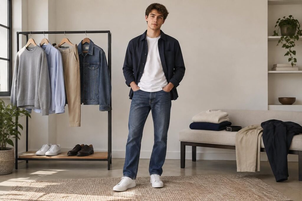 Vêtements pour homme de 18 ans stylé, les pièces de base à avoir